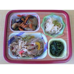 豚肉のオイスターソース炒めの盛り付け例